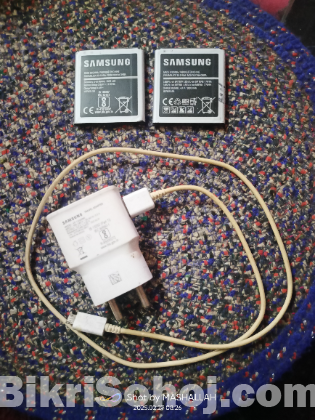 Samsung J2 Original bettery and charger